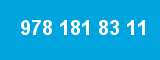978 181 83 11 978 181 83 11